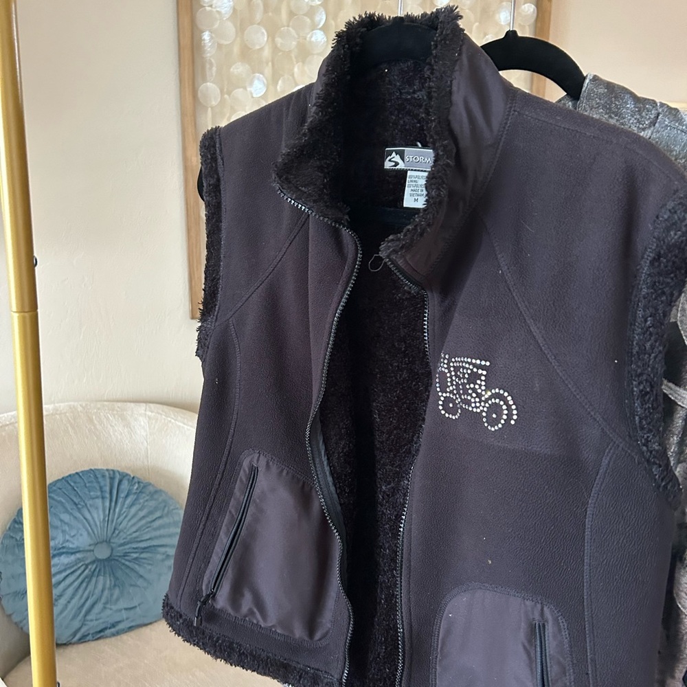 Faux fur vest